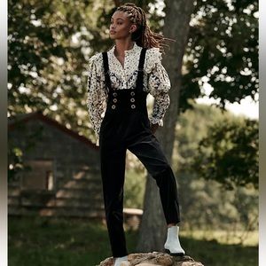 Anthropologie Honey Buttoned Pinafore Jumpsuit‼️